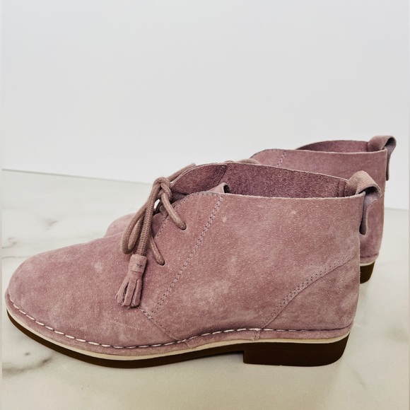 Hush Puppies Lavender Suede Moyen Boots Size 5.5 - Picture 2 of 7